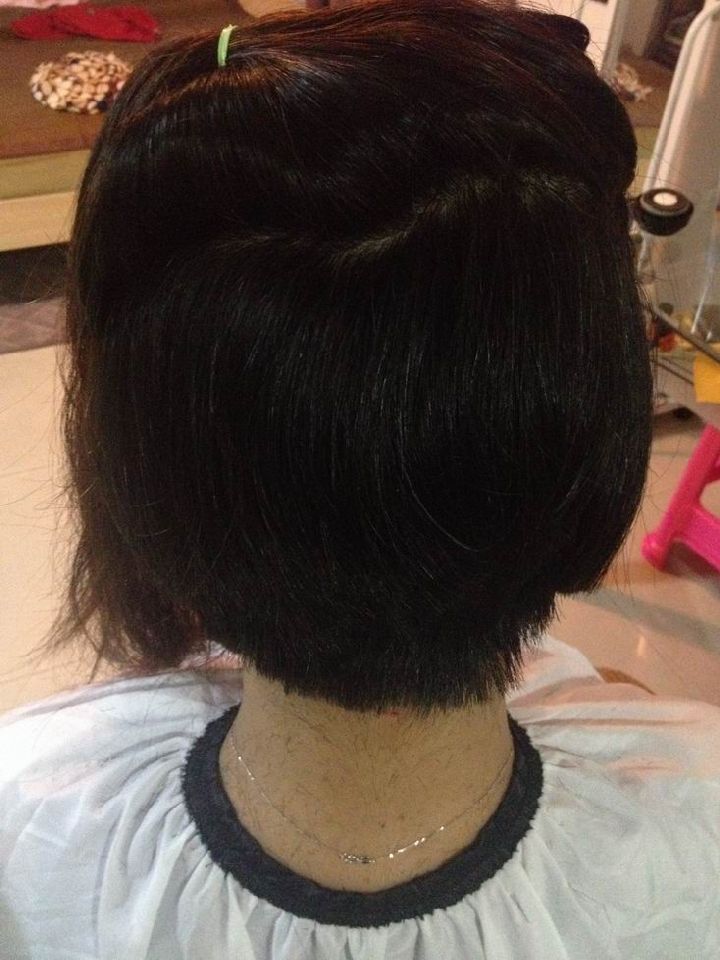 sbsseipr cut 40cm long hair of 24 years girl