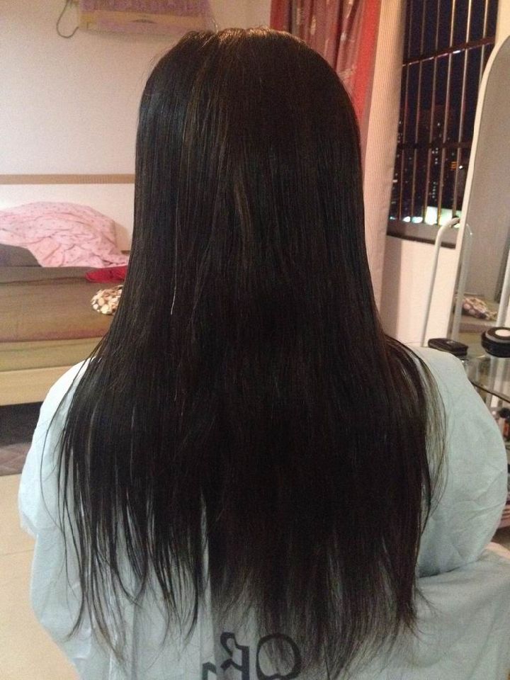 sbsseipr cut 40cm long hair of 24 years girl