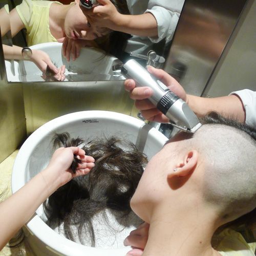 ww shave long hair to bald-NO.637