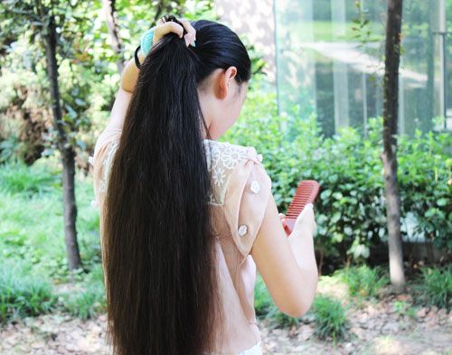 ww cut 90cm long hair-NO.654