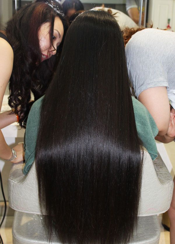 ww cut 70cm long hair of 12 years girl-NO.658
