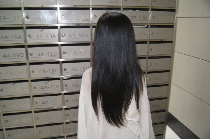 shenzhenmm cut 52cm long hair of young twins-NO.236