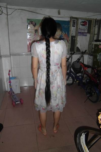 huqing cut 90cm long hair-NO.240