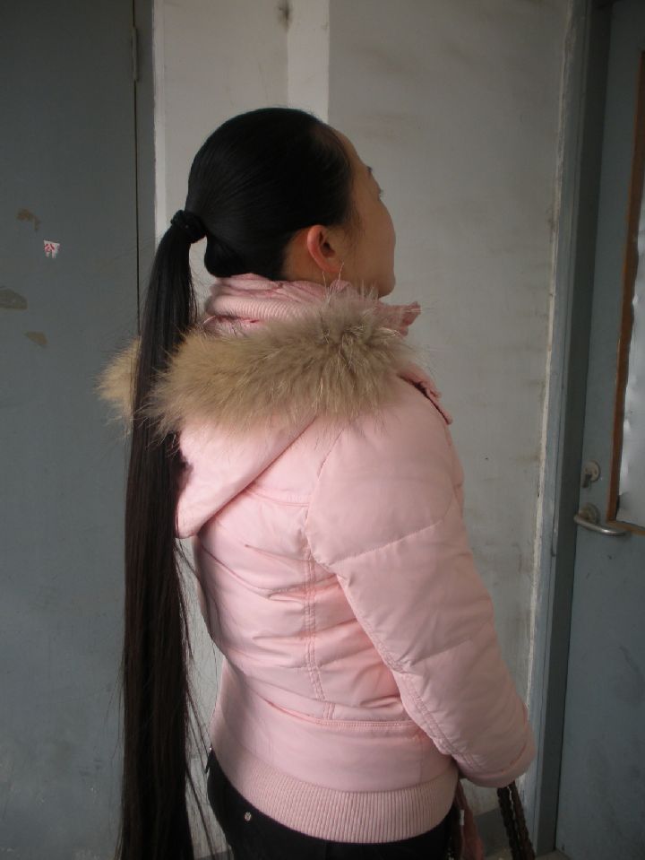 heipubu cut 90cm long hair of 24 years girl-NO.4
