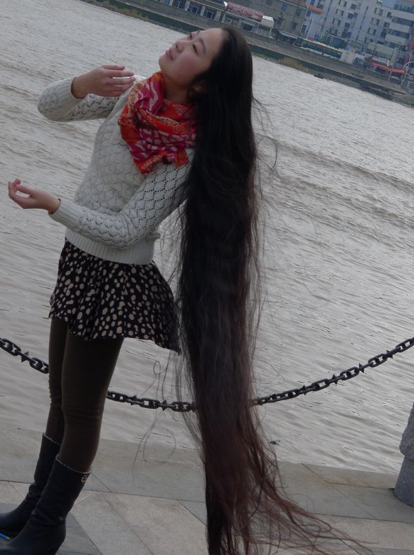 ww cut super long hair of Qian Rongrong-NO.726