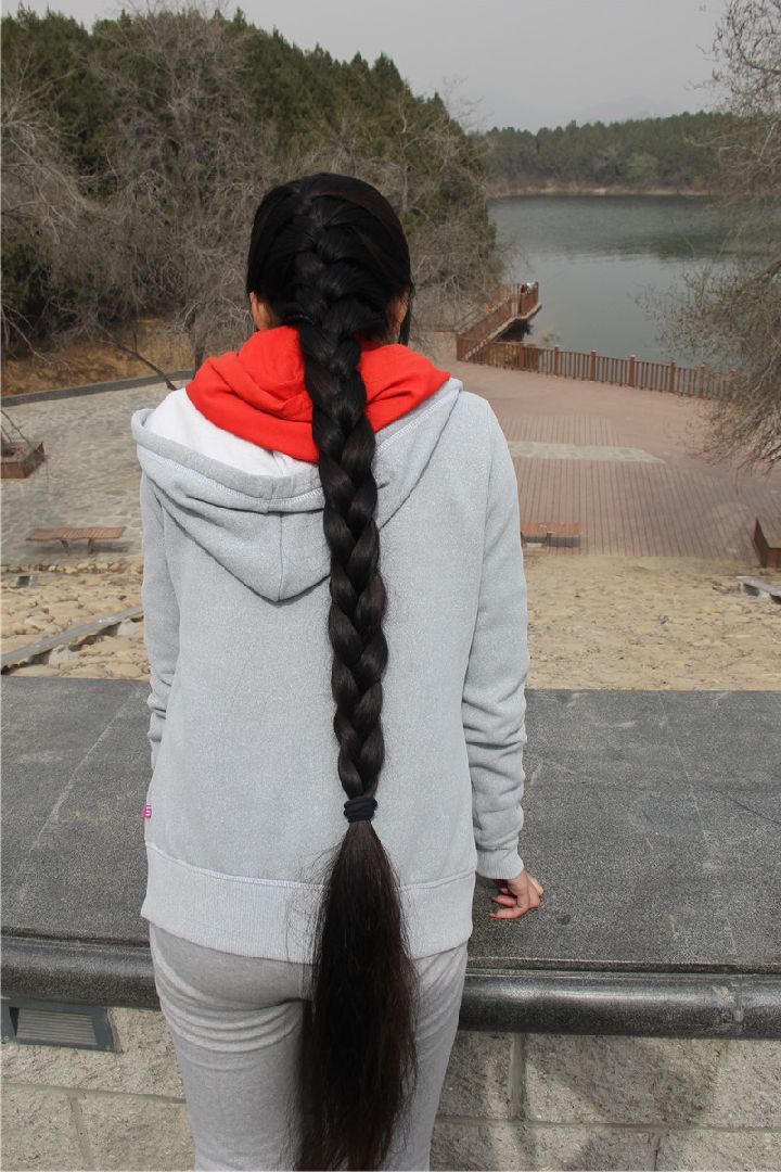 laogao cut 1.05 meter long hair-NO.317
