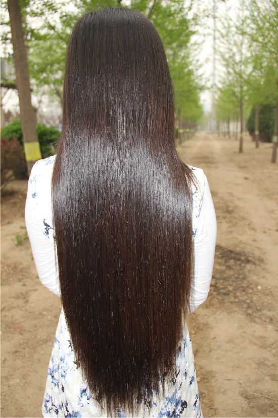 laogao cut 68cm long hair of 20 years girl-NO.319