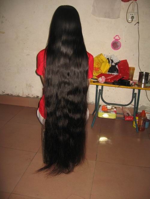 huqing cut 1.2 meter long hair-NO.245