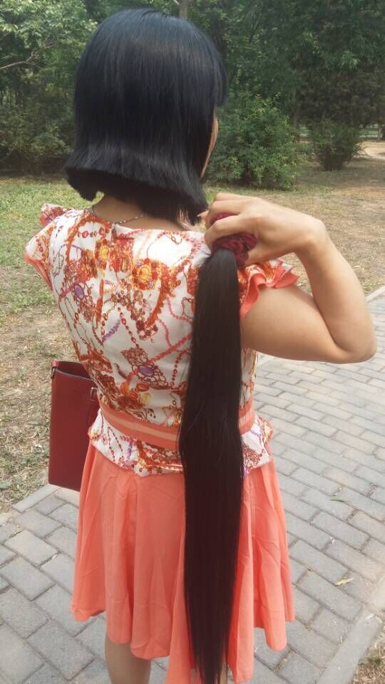 laogao cut 1 meters long hair-NO.344