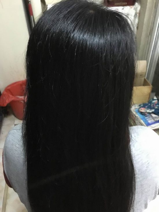 sbsseipr cut 55cm long hair of 28 years lady
