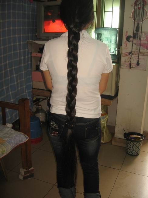 huqing cut 1.2 meter long hair-NO.246