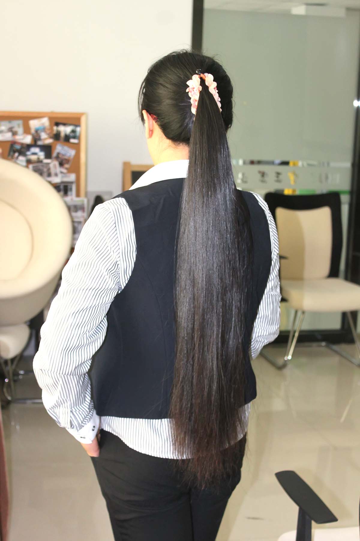 face cut 68cm long hair-NO.119