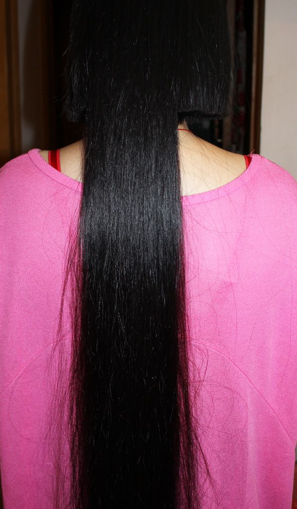 ww cut waist length long hair-NO.893