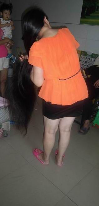 huqing cut 1.12 meter long hair-NO.253